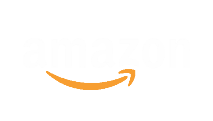weißes Amazon Logo